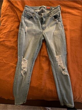 Celebrity Pink Light Blue Ripped Skinny Jeans “The Glam” size 15
